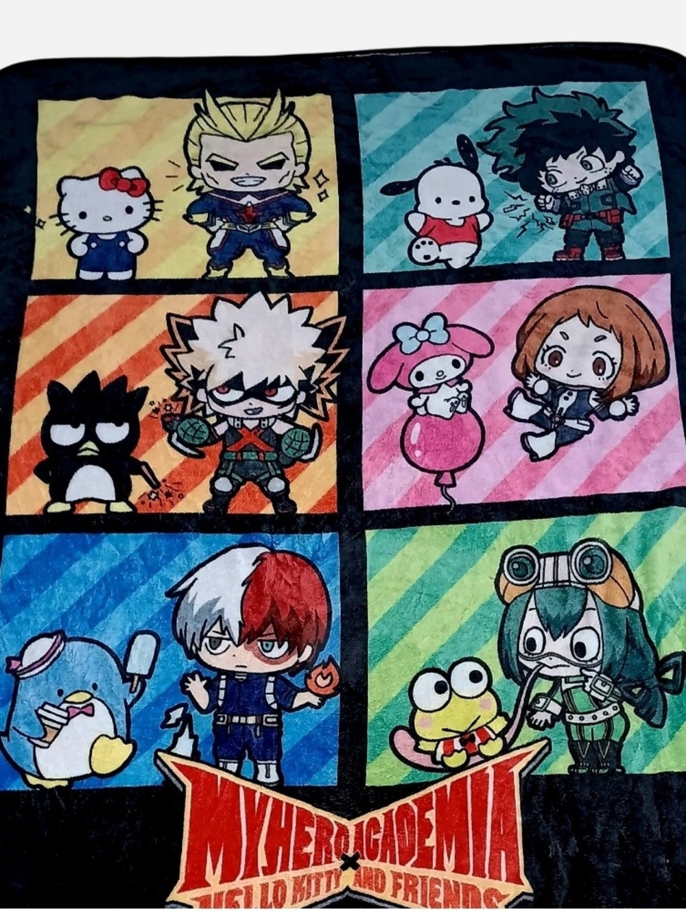 My Hero Academia x Sanrio Hello Kitty And Friends Blanket
